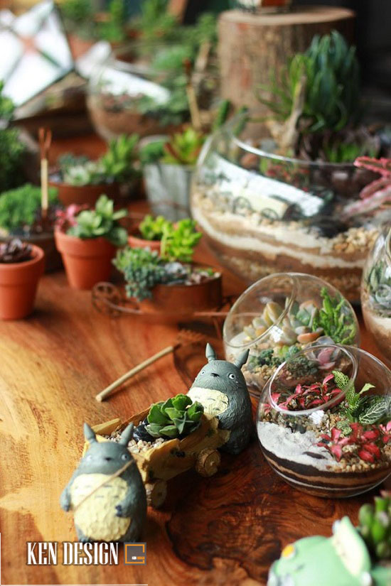 Thiết kế quán cafe cây xanh Gardenista